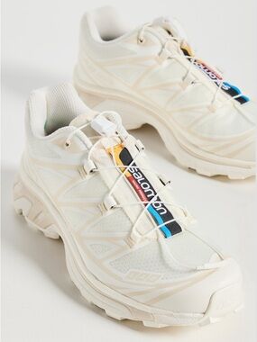 Salomon XT-6 Cream and Multicolor Athletic Shoes never worn
